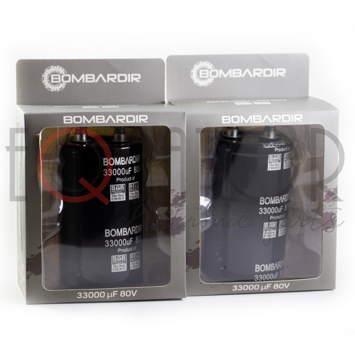 33000uF 80V Capacitor Elco Bombardir / Kapasitor Elko BELL (2 pcs)