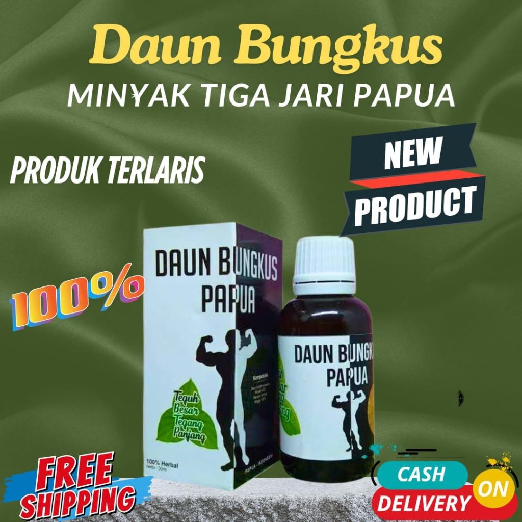 MINYAK DAUN BUNGKUS TIGAJARI-ORIJINAL BPOM PEMBESAR PENIS KUAT TAHAN LAMA PRIA DEWASA