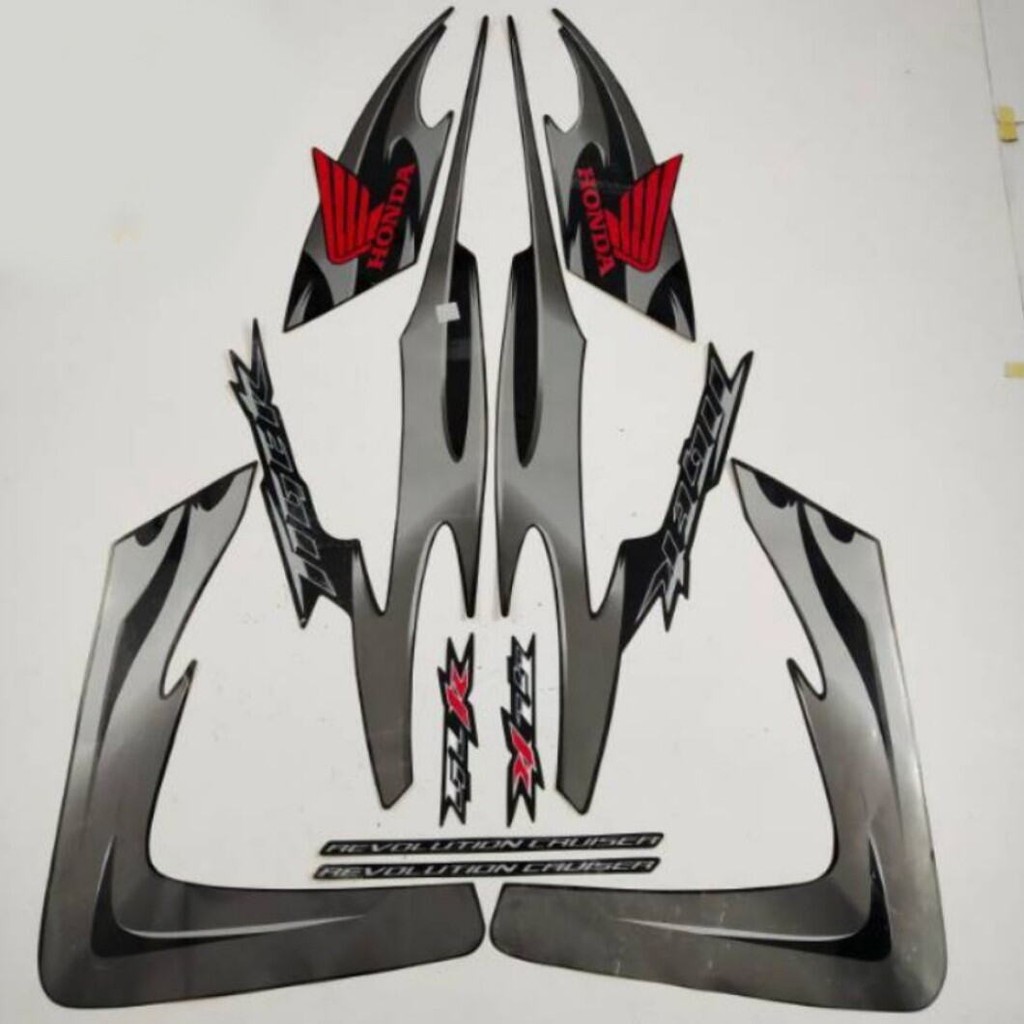 Striping Ori body Honda Tiger revo 2007 2008 stiker bawaan original bodi honda tiger old tiger revo