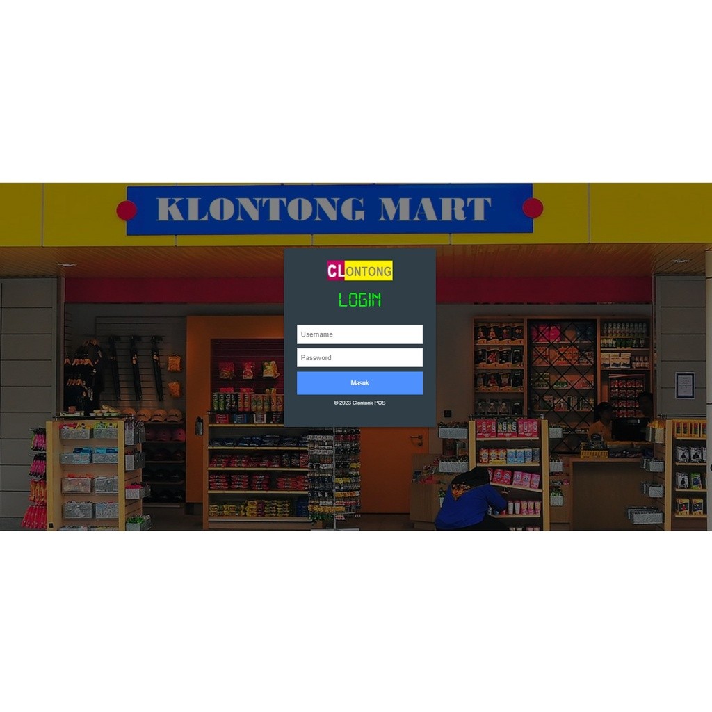 Aplikasi Kasir Toko Kelontong Menggunakan Codeigniter BGW