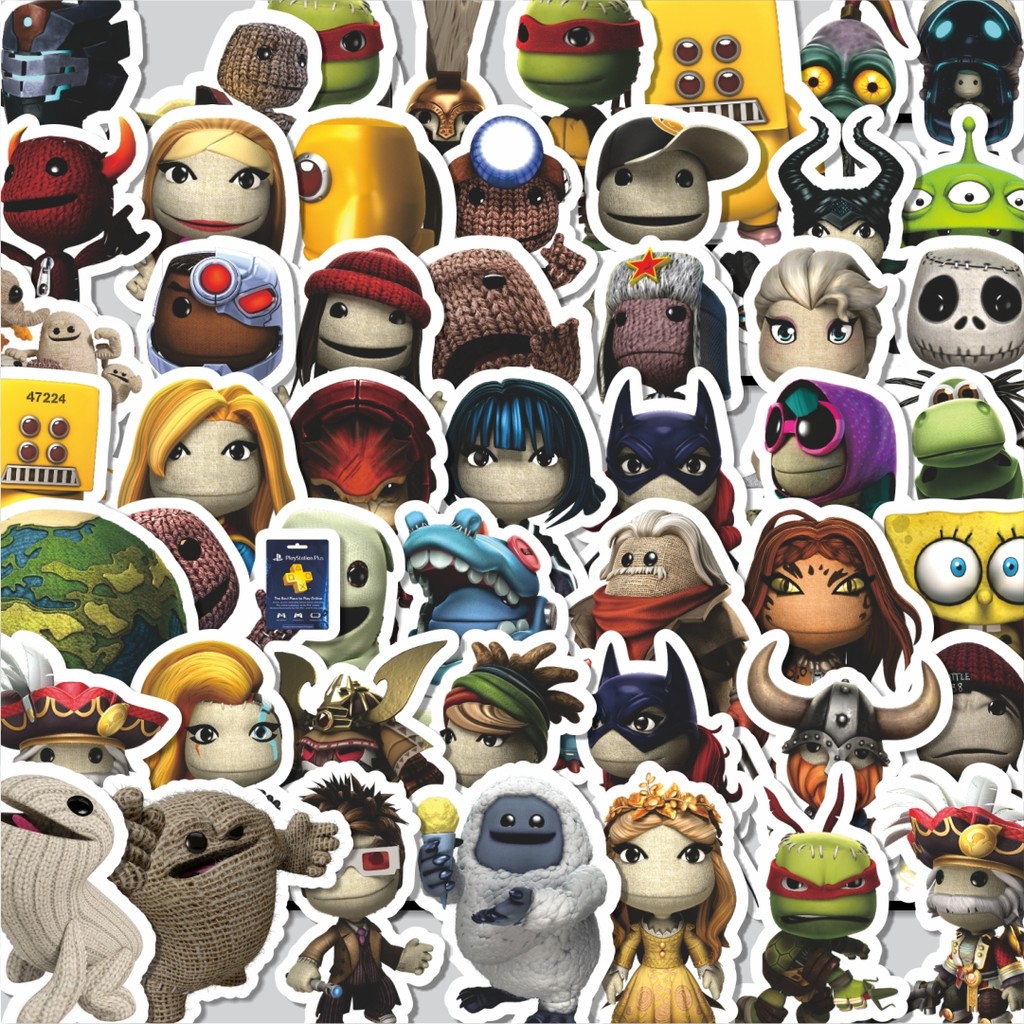

Stiker Cutting Pack Game Series Little Big Planet Character Mix 2 Isi 100Pcs Series Aesthetic Lucu Keren Untuk Koper Bahan Vynil