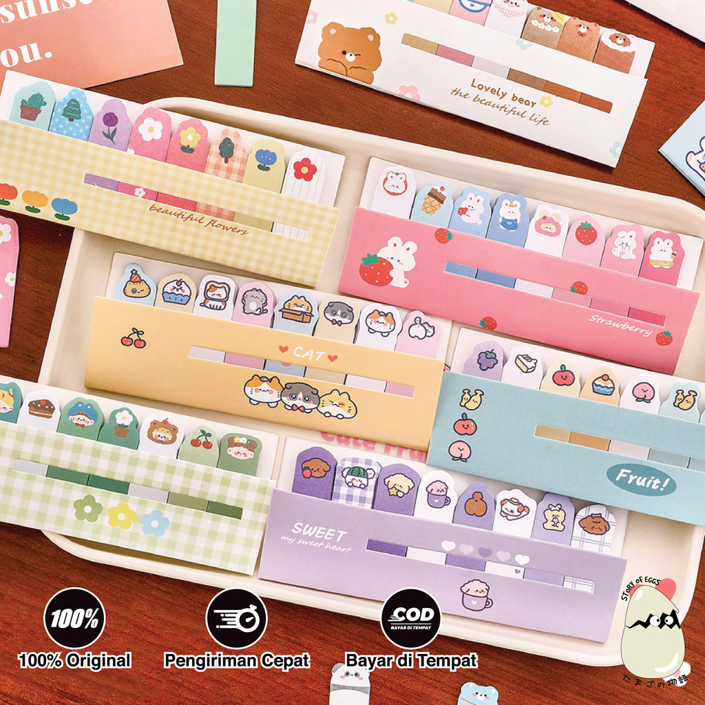 

Sticky Note l Sticky Note l Kertas tempel l Post it l Memo Set isi 8 l Kertas Tempel l Aesthetic