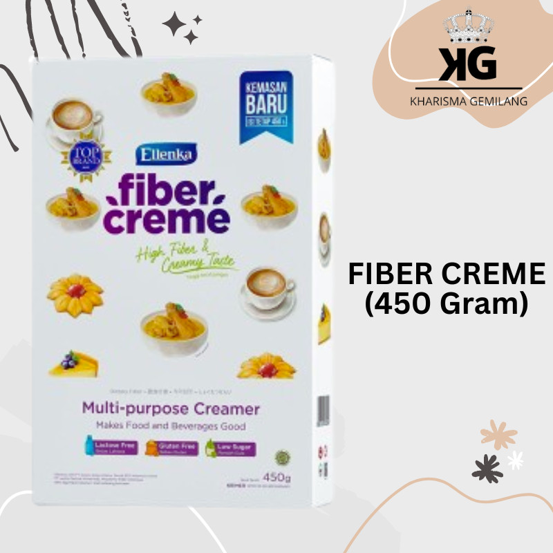 

KG - ELLENKA FIBER CREME BOX 450g Krimer Keto Ellenka Creamer Sehat Pengganti Santan Murah