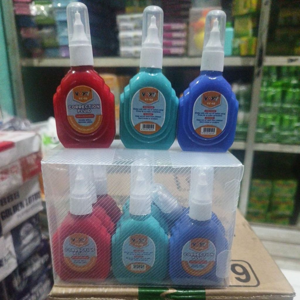 

tipe x voxy & tipe x v tro /correction pen isi 12 pch, high kwalitas