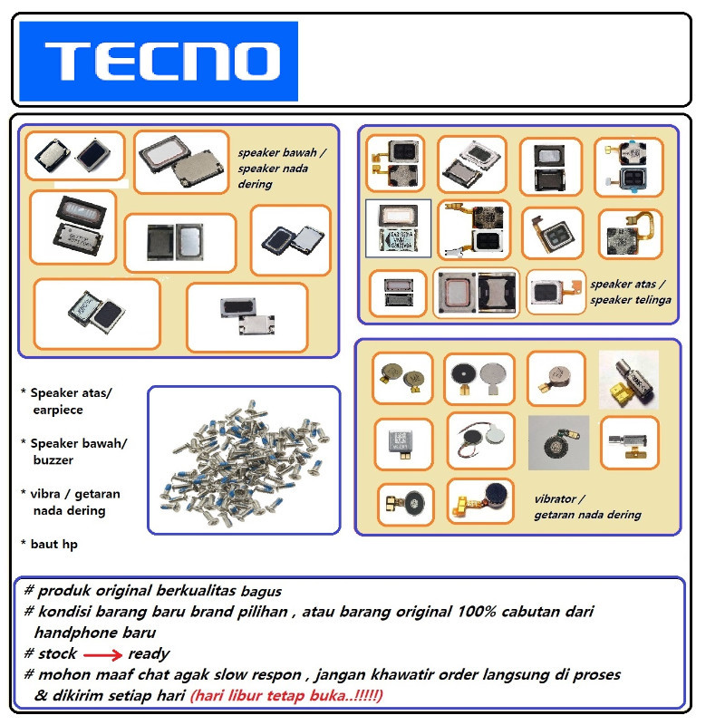 speaker tecno pova neo - neo 2 - neo 3 - neo 4 - 4 pro - neo 5 - neo 5 pro 5G
