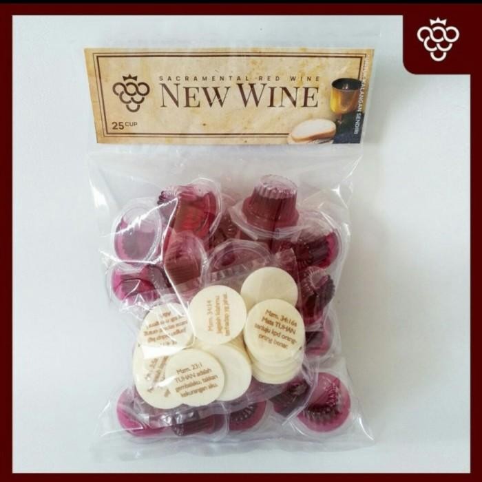 

Anggur Perjamuan Kudus Cup + Hosti Ayat Kecil isi 25 pcs