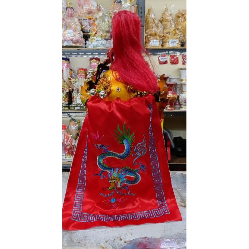 topi tatung warna merah lengkap