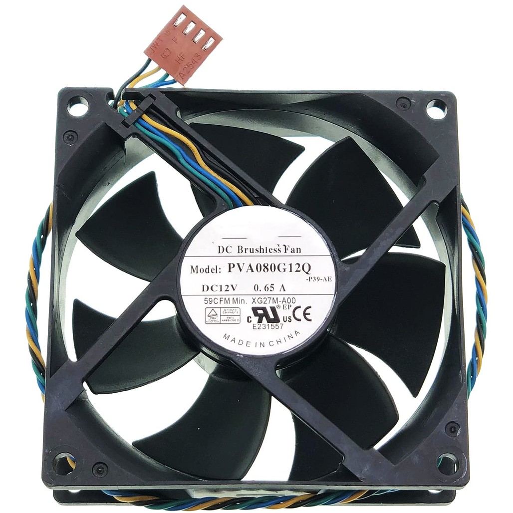 NEW  for PVA080G12Q Foxconn 80mm Fan12V 0.65A PWM Temperature Control Super air Volume Fan 4-Wire CP