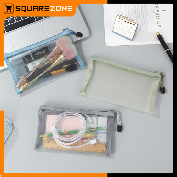 

Tempat Pensil Sekolah Kantor Transparan Simple Pouch Stylish Dan Serbaguna ATK006