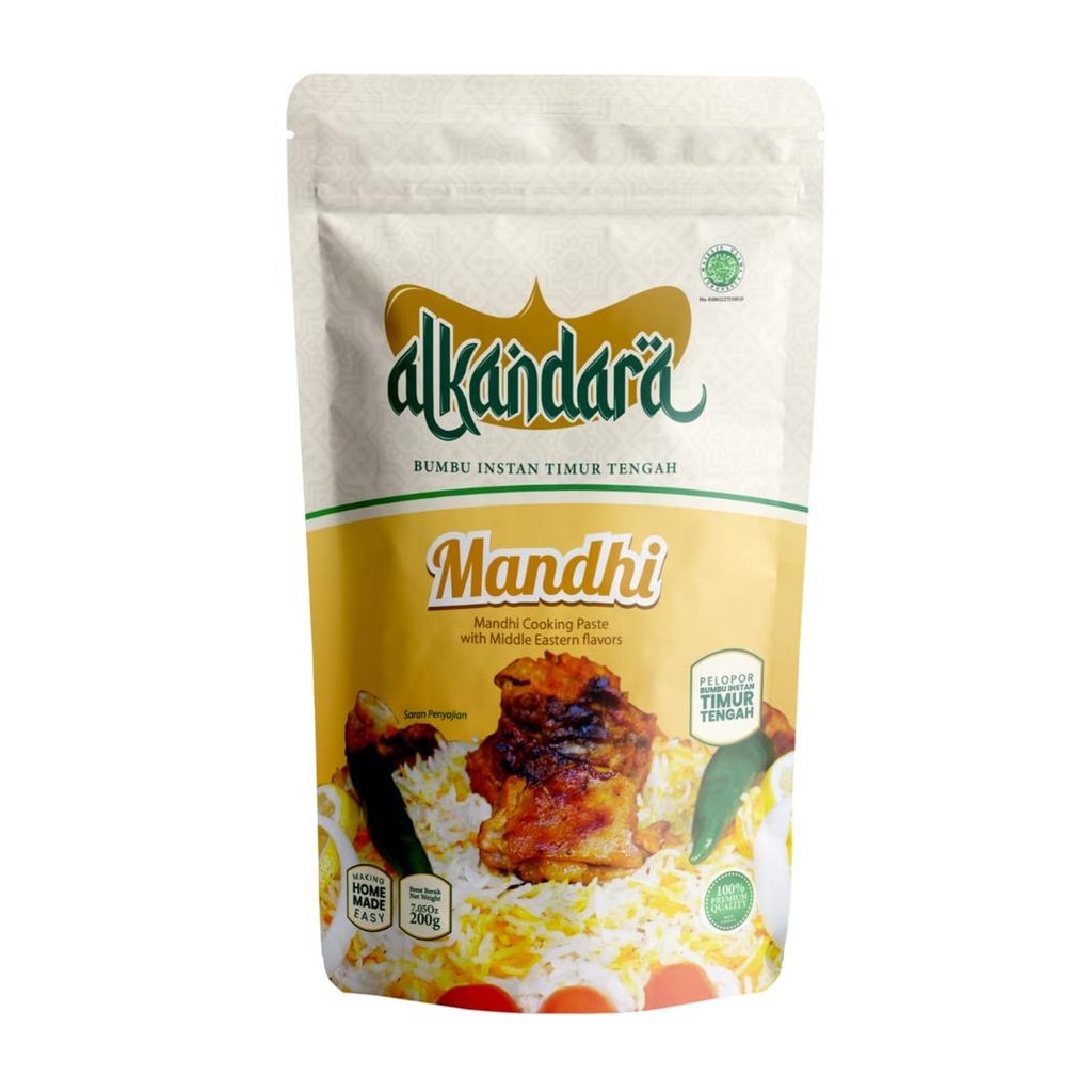 

[Best Seller] Bumbu Alkandara Kebuli Mandhi Biryani Kabsah Bukhori Sayur Marak - mandhi