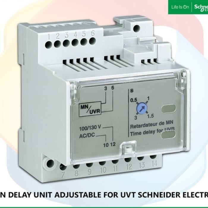 READY Schneider ADJUSTABLE FOR MN DELAY UNIT RETARDATEUR MN REGLABLE MN UVR