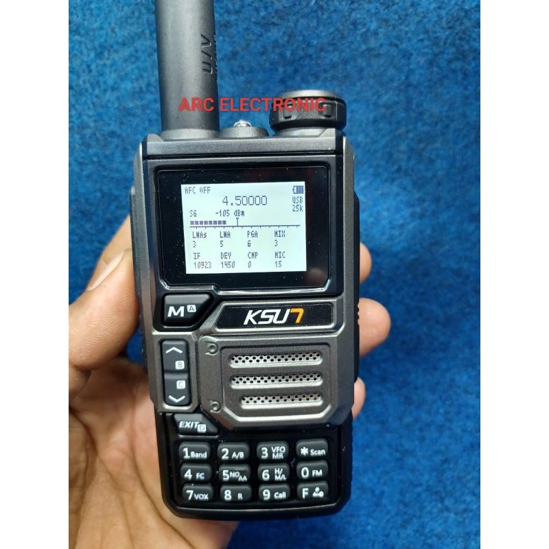 HT KSUN UV 60D VHF  UHF DUALBAND ( unlock ALL BAND) 1,2mhz-1350mhz