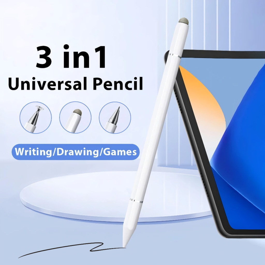 

Stylus Pen / Stylus Pen Aluminium 3in1 Magnetic Touch Pen Universal For Android iOS HP Tablet