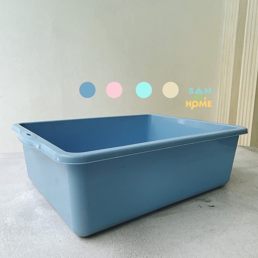PASTI COD BAK SEGI GRACIA NO.3 SOFT - Ember Baskom Bak Kucing Segi Persegi Panjang Alexish 137 - Gra