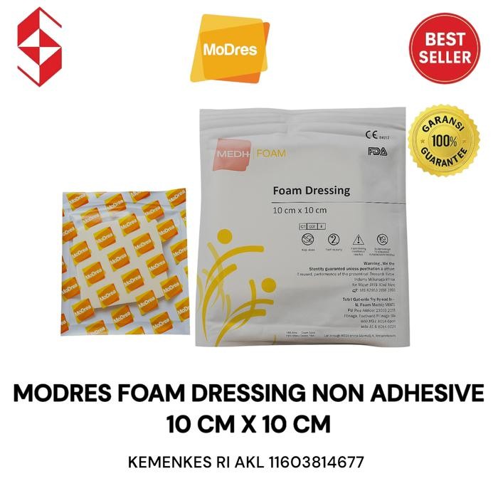 modress foam dressing 10x10 cm Non Adhesive