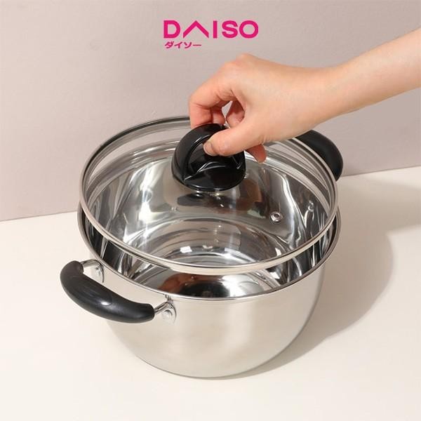 

Daiso Toughened Glass Pot Lid -20cm - 7.87in-