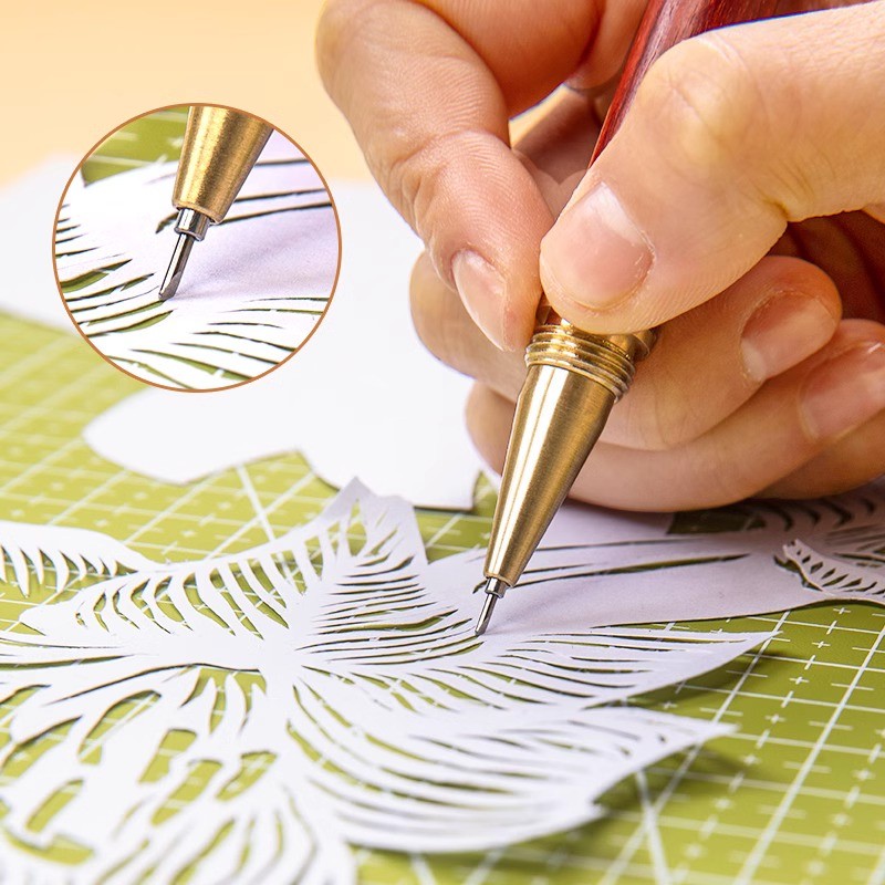 

1Box Knife Pen Refill Set Art Utility Paper Cut Knife Scrapbooking Sticker Precision Cutting Tool DIY Craft Art Supplies Cutter