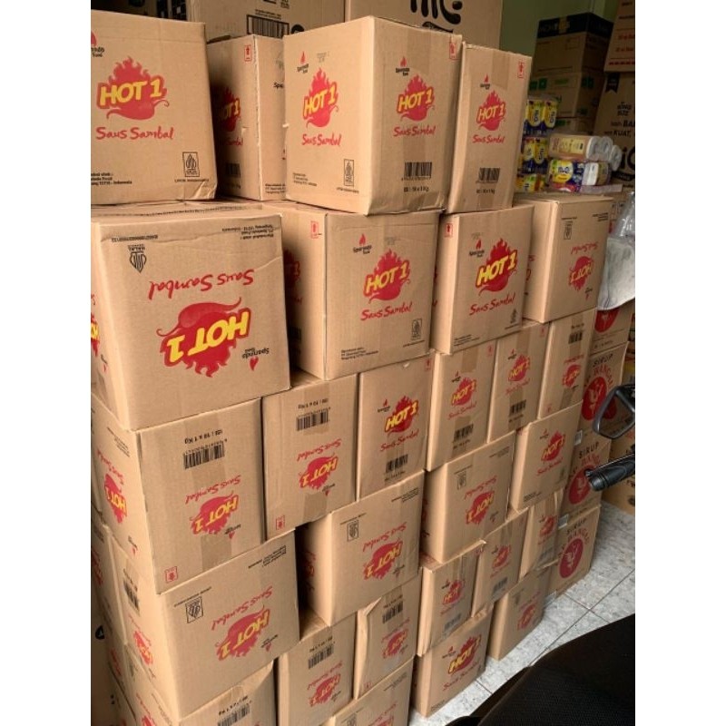 

saos sambal,Hot 1,1kg,/dus 10pack