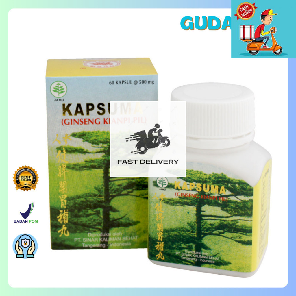 

Terbaru wak ~ PROMO DISKON Kapsuma (Ginseng Kianpi Pil) 60'S BPOM - Penambah Nafsu Makan, Obat Penggemuk Badan