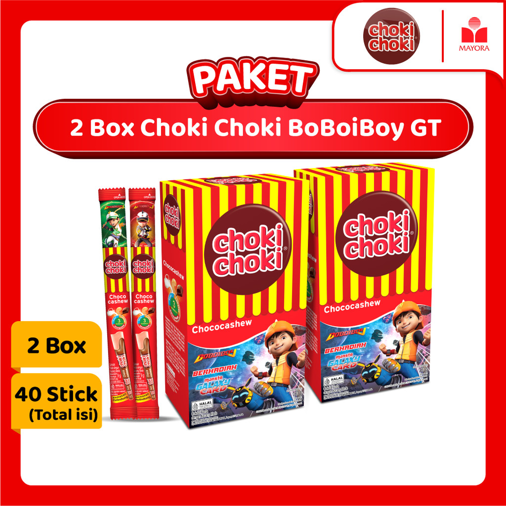 

Paket 2 Box Choki Choki Cashew BoBoiBoy GT