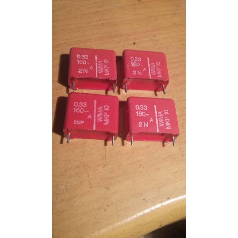Part MKP10 330nF 160v Wima original NOS 4pcs