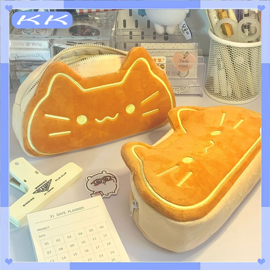 

Tas Pena Kucing Lucu Besar Kapacity Stationery Storage Penyimpanan Siswa Pensil Kotak Pena Pena Pena Kucing Lucu