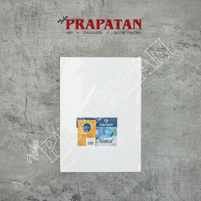

Canson Montval Watercolor Paper A3 200gsm | Kertas Cat Air