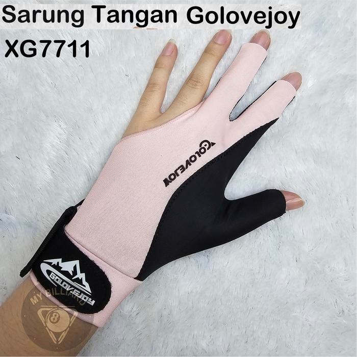 

^_^ GoloveJoy XG77 Sarung Tangan Billiard Gloves - Bahan Lycra & Velcro Ukuran S - XG7711 V$