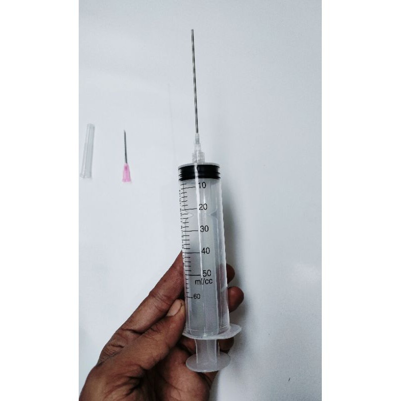SUNTIKAN  parfum tinta besar 50 60ml dan jarum panjang Alat laboratorium suntikan tanpa jarum
