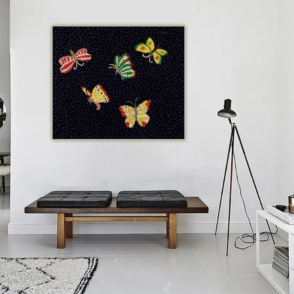 

Citon Yayoi Kusama《Butterfly (K.82), 1985》Canvas Art Oil Painting Famous Artwork Picture Wall Background Decor Home Decoration