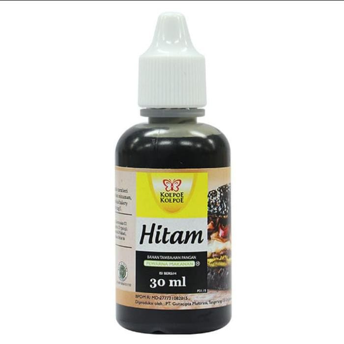 

Bahan pewarna makanan alami hitam koepoe koepoe