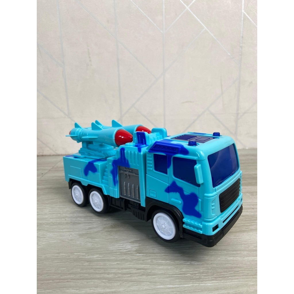 TOYSLAND【Ready】Untuk Anak Usia 010 Tahun Mainan Anak Mobil Truk Tank Transporter Militer Menggunakan