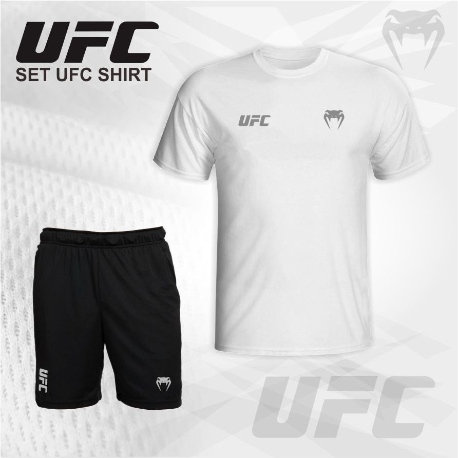TERLARIS Setelan Olahraga Pria UFC MMA Baju Gym Boxing 1 Set ORIGINAL