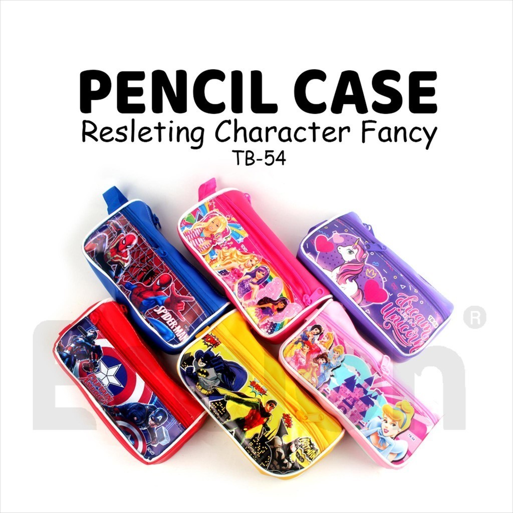 

❤️️Tempat Pensil Kulit Perahu Spon Karakter TB54 / Kotak Pensil Fancy❤️️