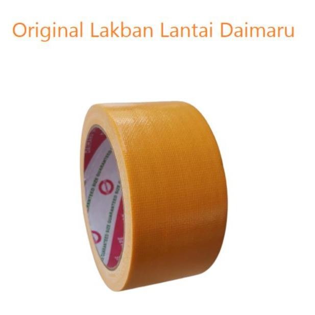 

Lakban Lantai Floor Marking Tape Kain Warna Kuning Daimaru 2in 2inch CARMUDIE