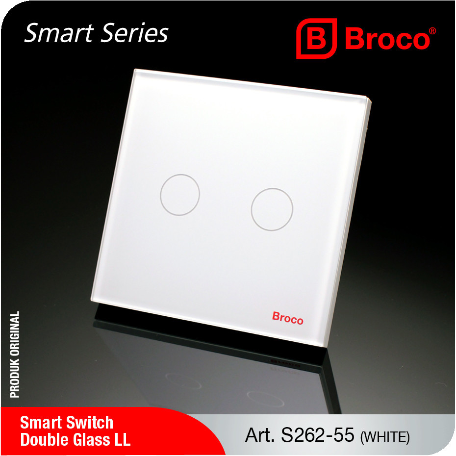 BROCO Smart Switch Double Glass (LL)