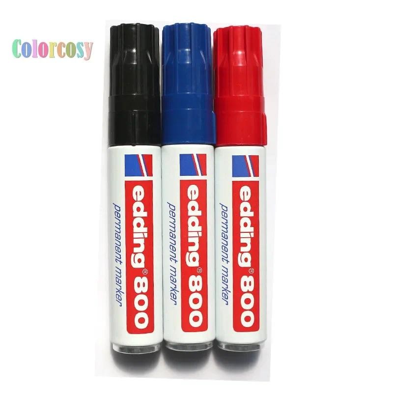 

Edding 800 Permanent Marker Chisel Tip 4-12 Mm, Long-lasting Waterproof Markers; Quick-drying, Smear-proof Pens. 5 Pens/lot