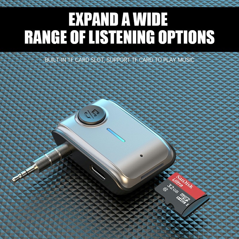 Pemancar Audio Mobil, Penerima Audio AUX Bluetooth, Penerima Audio Panggilan Mobil