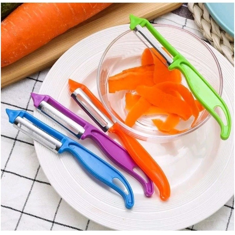 Pisau  Lengkung Kupas Buah Stainless Pisau Pengupas Kulit Buah Sayur Serbaguna / Pisau Dapur Mini MI