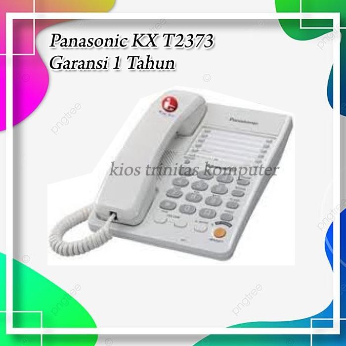 Pesawat Telepon Panasonic KX-T2373 / KX-T 2373 Telp Single Line Tel Analog