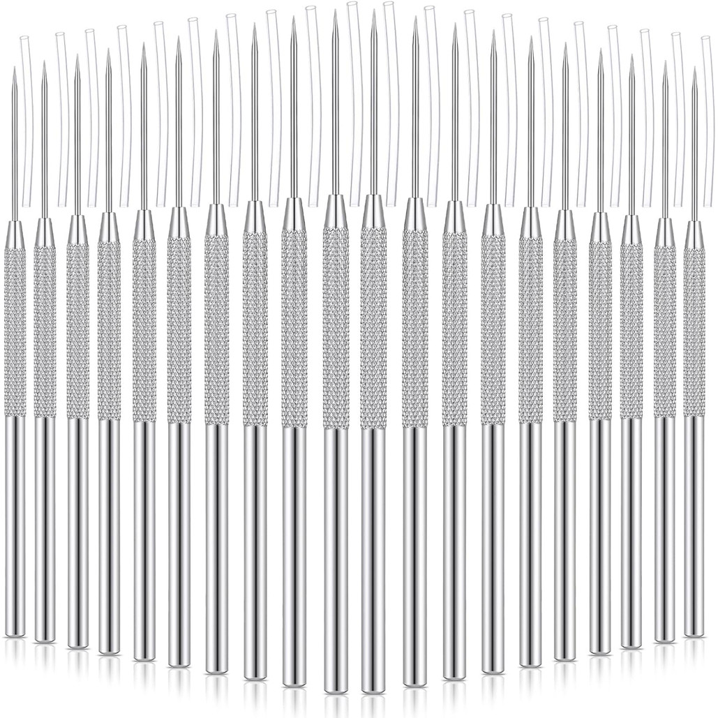 

7 Pin Feather Wire Texture Ceramics Tools Polymer Clay Sculpting Modeling Tool DIY Pottery Brush Detail needle Carving Tool Set