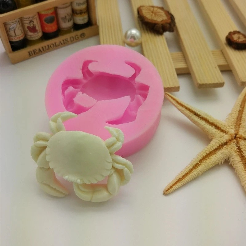 

1pcAnimal Crab Silicone Mold，Candle Aromatherapy Silicone Mold，Gypsum Clay Handmade Soap Silicone Mold，Crystal Glue Mold