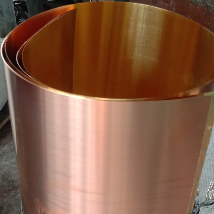 plat tembaga lembaran 0.2mm x 36cm x 120cm/plat tembaga tebal 0.2mm