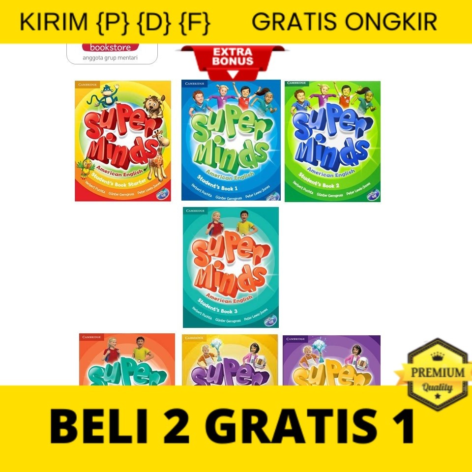 

{P} {D} {F} Super Minds American English | Buku Pelajaran Bahasa Inggris SD