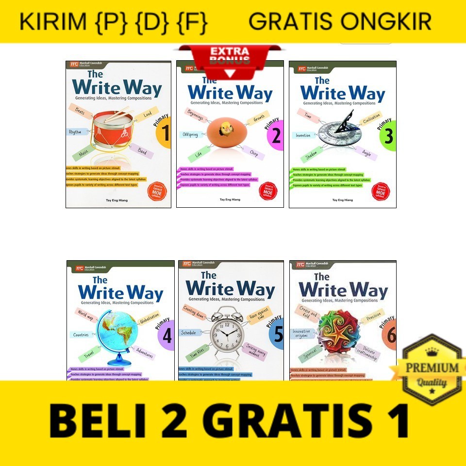 

{P} {D} {F} The Write Way Primary / Buku Latihan Bahasa Inggris SD
