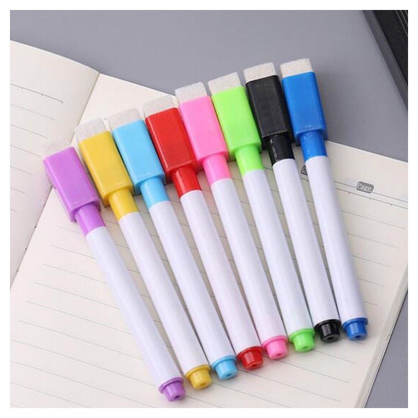 

KIDSINK SPIDOL PAPAN TULIS Wipe Clean Bisa Hapus/ Spidol Warna Warni Spidol Magnet Penghapus PIKIDO