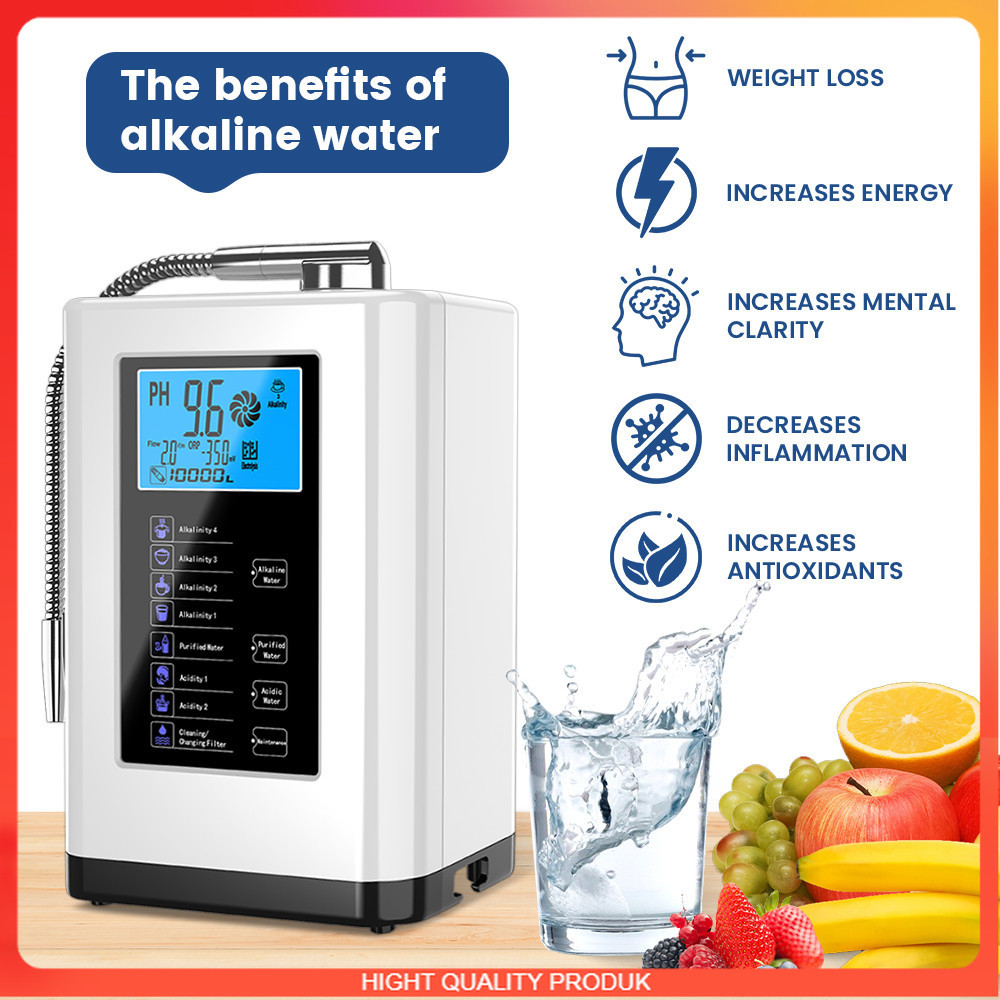 BEST QUALITY Alkaline Water Machine Ionizers PH Water Device Alkaline Water Dispenser 5 Plate Platin