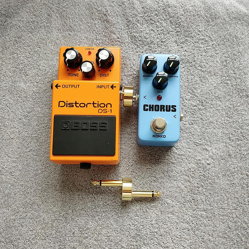 Jack Konektor Efek Gitar Jack Jumper Efek Gitar Jek Gitar Listrik Jumper Efek Gitar