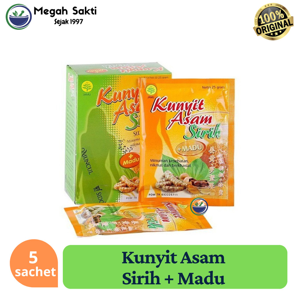 

MGS - Kunyit Asam Sirih plus Madu Sido Muncul - isi 5 sachet