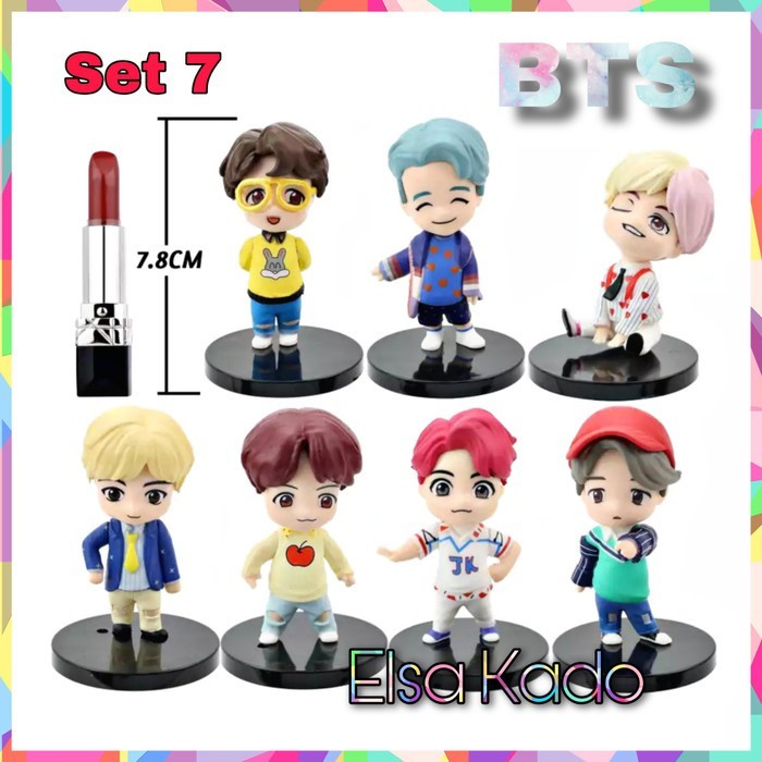 ACTION FIGURE BTS BANGTAN BOYS KPOP IDOL BT21 TINY TAN